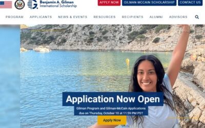 Gilman Scholarship for Study Abroad: Apply by October 10, 2024, Up to $5,000