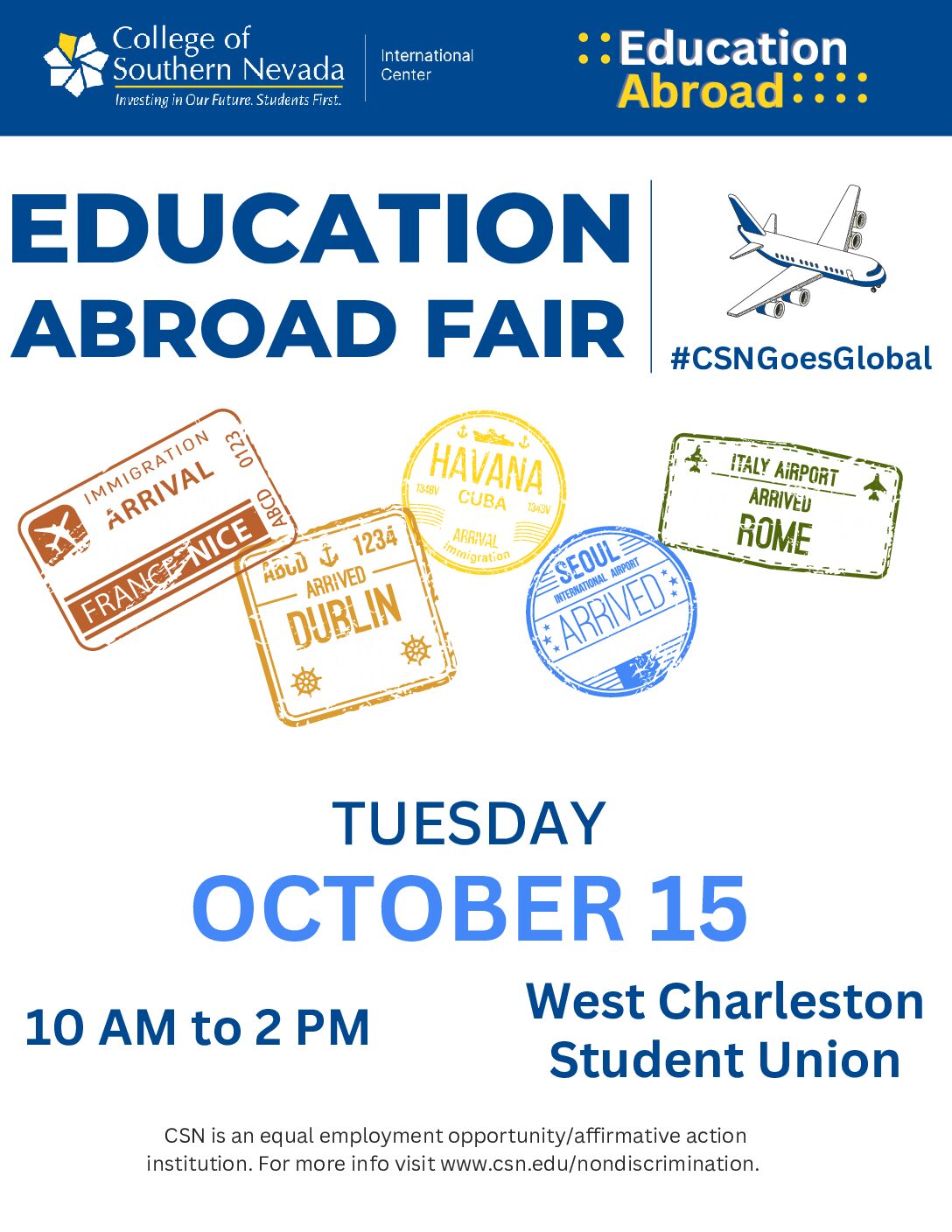 Education Abroad Fair Coming in Fall 2024